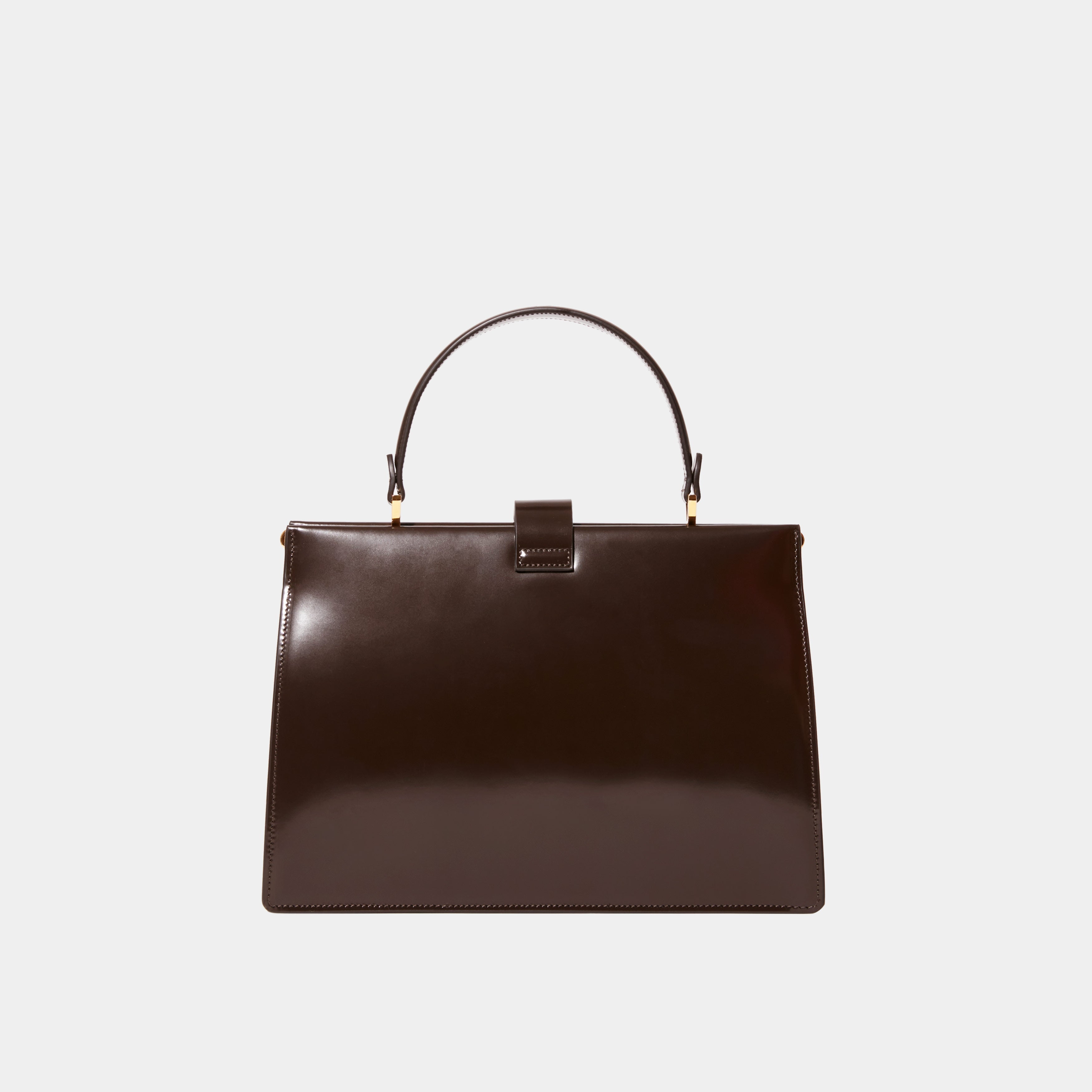 Le sac Elegant Brown Patent Leather